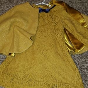 Girls dress with coat